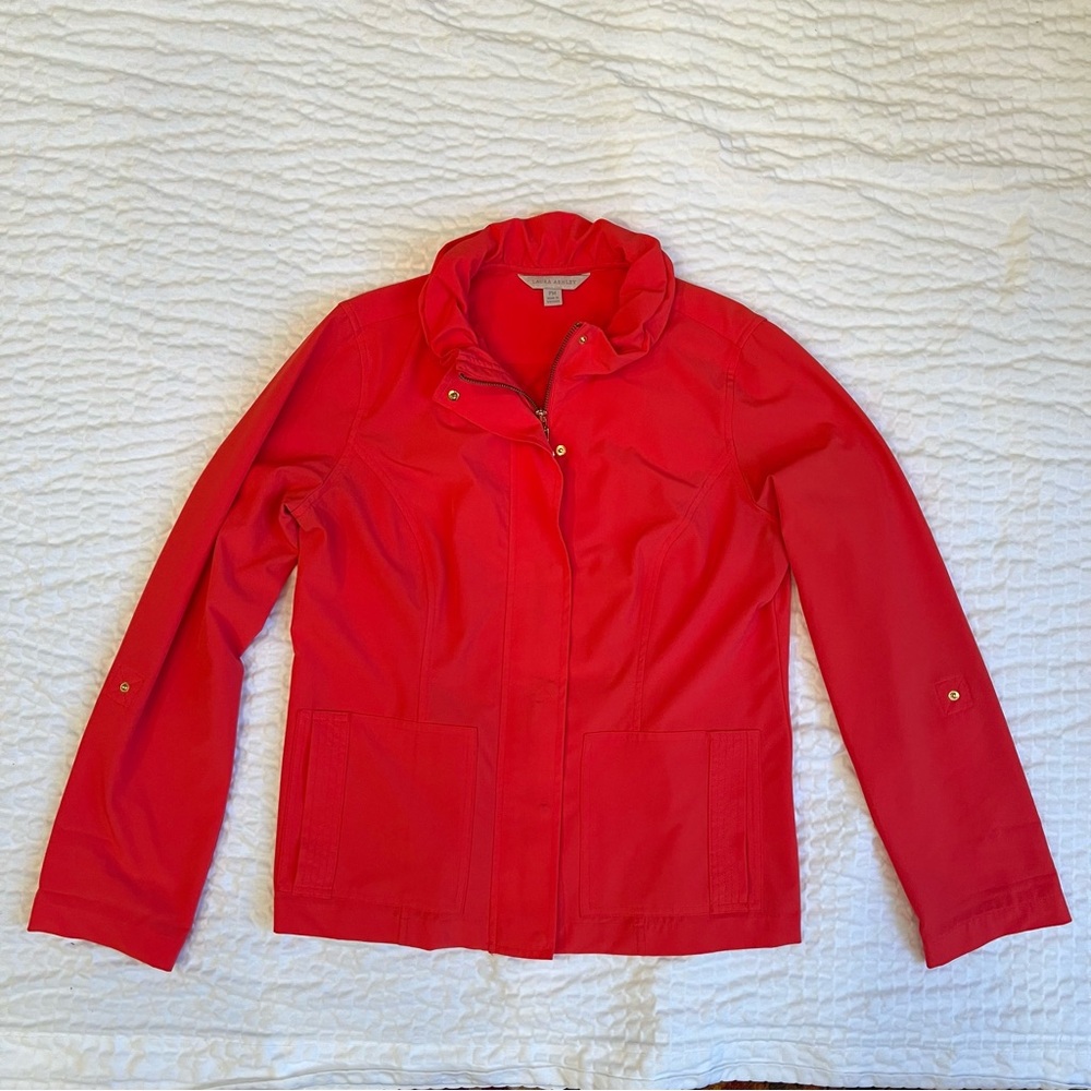 Laura Ashley- Red/ Pink Jacket- Petite Med